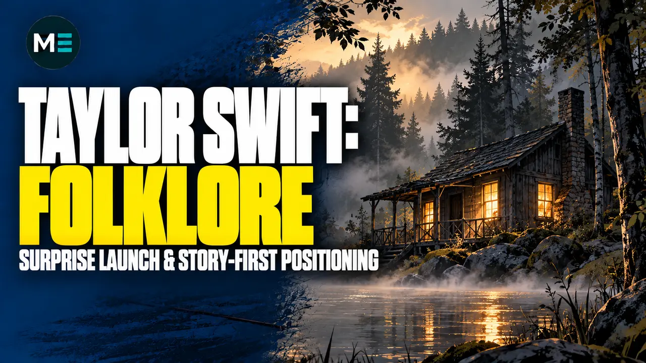 Taylor Swift: Folklore: Surprise Launch, Story-First Positioning teaching kit cover