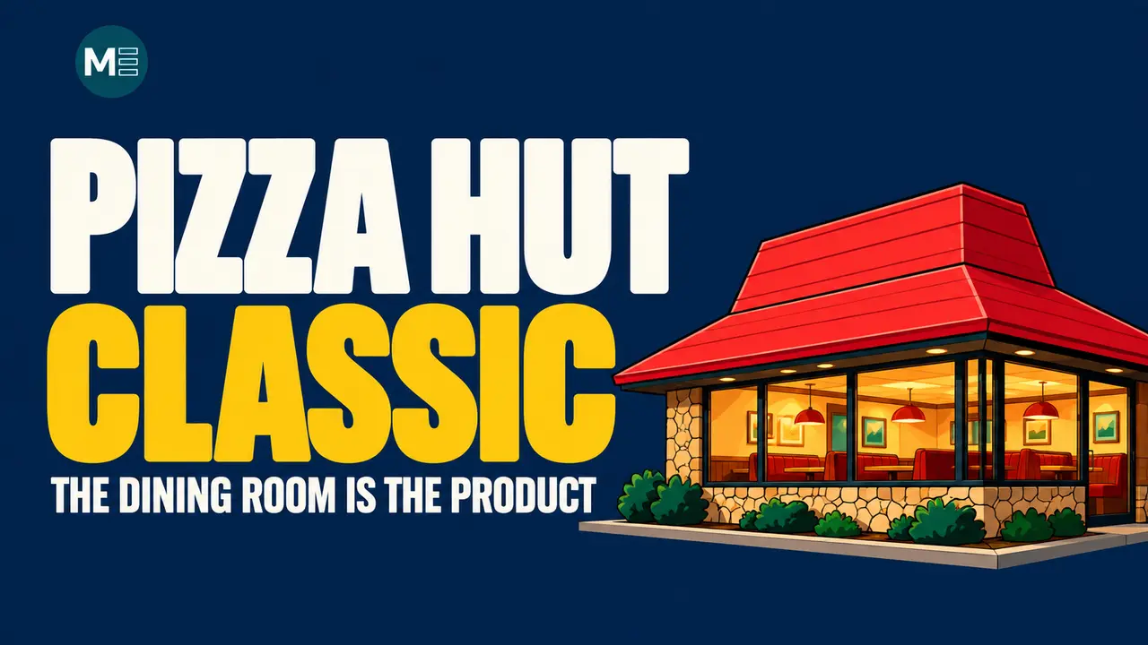 Pizza Hut Classic: The Dining Room Is the Product teaching kit cover