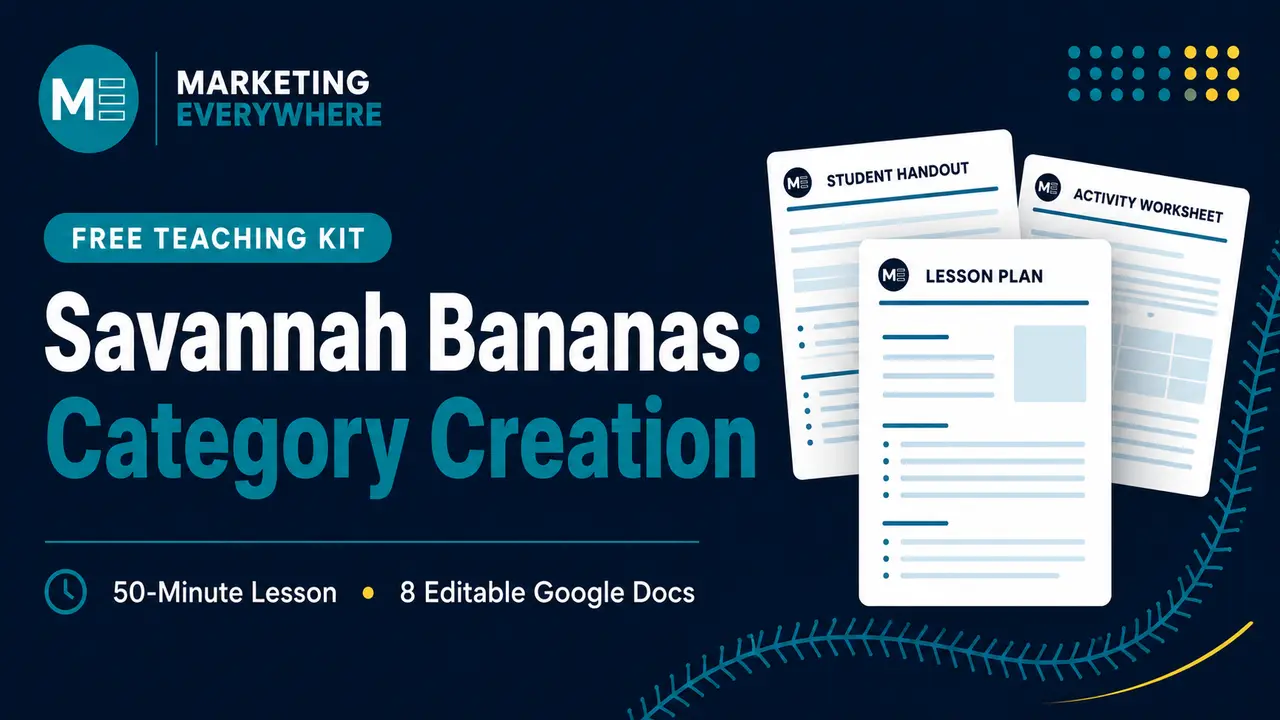Savannah Bananas: Category Creation teaching kit cover